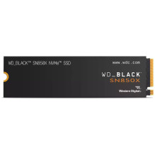 SSD WD Black SN850X HeatSink 4TB M.2 2280 PCIe Gen4 x4 NVMe, skaitymo / rašymo: 7300 / 6600 MBps, IOPS 1200K / 1100K, TB