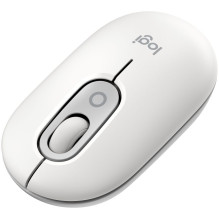 LOGITECH POP pelė su jaustukais – BALTA – BT – EMEA28i-935 – FY25,TERRA