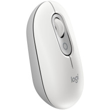 LOGITECH POP pelė su jaustukais – BALTA – BT – EMEA28i-935 – FY25,TERRA