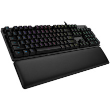 LOGITECH G513 Corded LIGHTSYNC Mechanical Gaming Keyboard - CARBON - US INT'L - USB - TACTILE