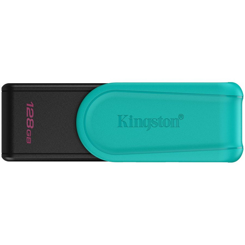 Kingston 128GB Portable USB 3.2 Gen 1 DataTraveler Exodia S (Black / Turquoise)
