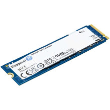 Kingston 1TB NV3 SSD M.2 2280 PCIe 4.0 NVMe, skaitymas: 6 000 / rašymas: 4 000 MB / s