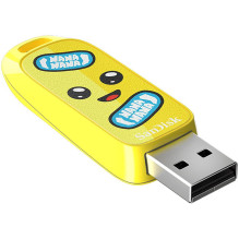SanDisk USB 3.2,Ingot Type-A,130MB / s,Fortnite Peely Edition,4x6 Box with Window,Global