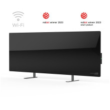 AENO Premium Eco Smart Heater, 700W, Tempered glass, Infrared+convection heating type, Plug type: Europe (E / F type), B