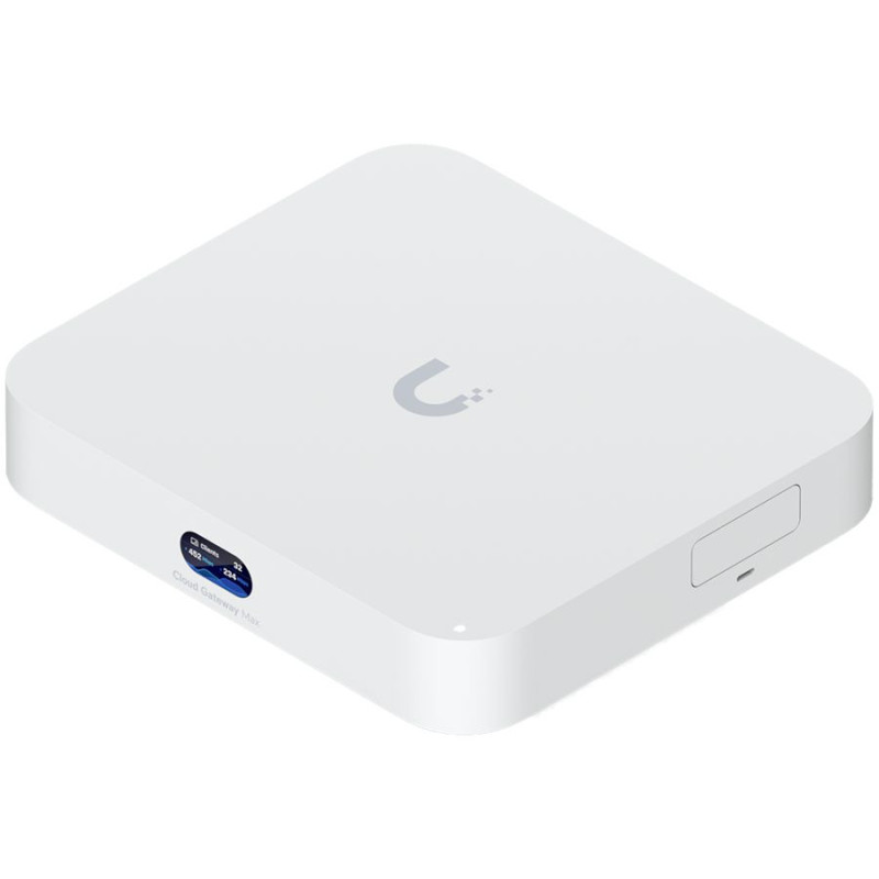 Ubiquiti UCG-MAX-EU Compact 2.5G Cloud Gateway with 30+ UniFi device / 300+ client support, 1.5 Gbps IPS routing, and se