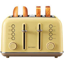 BUYDEEM 4 Slice Toaster, model DT640E, color Mellow Yellow, EU