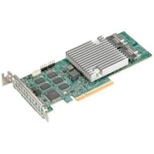 „Supermicro“ RAID valdiklis AOC-S3916L-H16IR-32DD-O su 4 GB, 8 GB talpykla ir PCIe4.016 int 12 Gb/s prievadais, x8 Gen4,