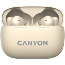 CANYON headset OnGo TWS-10 ANC+ENC Beige
