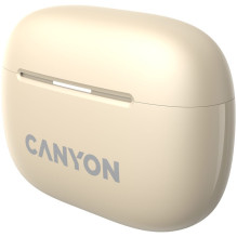 CANYON ausinės OnGo TWS-10 ANC+ENC Beige