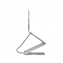 Canyon Laptop stands with hub, TYPE C F to HDMI2.0+2USB3.0+USBC3.0+RJ45+PD, TYEP C TO C cable 1m white with Emarker: HUS