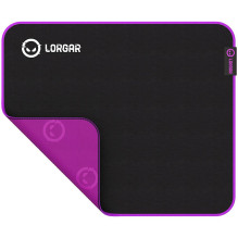 Lorgar Main 313, Gaming mouse pad, High-speed surface, Purple anti-slip rubber base, size: 360mm x 300mm x 3mm, weight 0