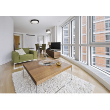 Modernus LED lubinis šviestuvas „Activejet VERDI“, juodas / auksinis, 23 W