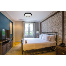 Modern LED ceiling plafond Activejet VERDI Black / Gold 23W