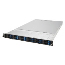 ASUS RS700A-E12-RS12U Socket SP5 Rack (1U) Juoda, Plieninė