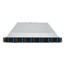 ASUS RS700A-E12-RS12U Socket SP5 Rack (1U) Juoda, Plieninė