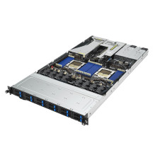 ASUS RS700A-E12-RS12U Socket SP5 Rack (1U) Juoda, Plieninė