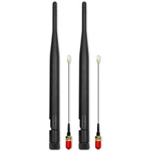 Qoltec 57046 Wi-Fi antenna 2.4 / 2.5 GHz , 5.1 / 5.8 GHz , 5dBi , omnidirectional , Indoor