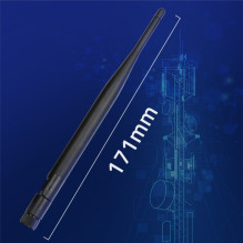 „Qoltec 57046“ „Wi-Fi“ antena, 2,4 / 2,5 GHz, 5,1 / 5,8 GHz, 5 dBi, visakryptė, skirta naudoti patalpose