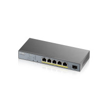 Zyxel GS1350-6HP-EU0101F network switch Managed L2 Gigabit Ethernet (10 / 100 / 1000) Power over Ethernet (PoE) Grey Zyxel GS1350-6HP-EU0101F network switch Managed L2 Gigabit Ethernet (10 / 100 / 1000) Power over Ethernet (PoE) Grey