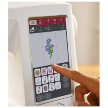 SINGER siuvimo mašina, siuvinėjimo mašina, SE 9185, WiFi, elektros srovė, balta