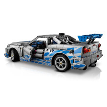 LEGO TECHNIC 42210 2 Greiti ir įsiutę Nissan Skyline GT-R (R34)