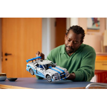 LEGO TECHNIC 42210 2 Greiti ir įsiutę Nissan Skyline GT-R (R34)
