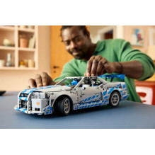 LEGO TECHNIC 42210 2 Greiti ir įsiutę Nissan Skyline GT-R (R34)