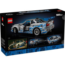 LEGO TECHNIC 42210 2 Greiti ir įsiutę Nissan Skyline GT-R (R34)