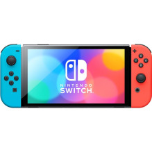 Nešiojama žaidimų konsolė „Nintendo Switch OLED“, 17,8 cm (7"), 64 GB, lietimui jautrus ekranas, „Wi-Fi“, juoda, mė