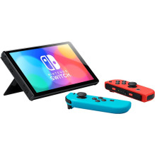 Nešiojama žaidimų konsolė „Nintendo Switch OLED“, 17,8 cm (7"), 64 GB, lietimui jautrus ekranas, „Wi-Fi“, juoda, mė