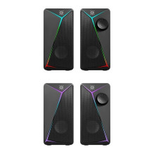 Kompiuterio garsiakalbiai 2.0 DEFENDER J5 2.0 6W LED USB juodi