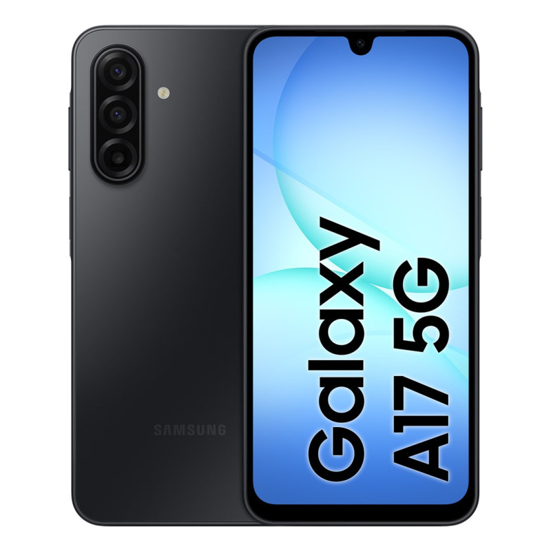 „Samsung Galaxy A17 5G“ 17 cm (6,7 colio) hibridinis dviejų SIM kortelių USB Type-C 8 GB 256 GB 5000 mAh juodas