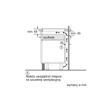 BOSCH indukcinė kaitlentė PVQ61CHB1E kilimėlis