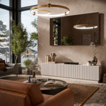 Cama LIVERTI TV spintelė 200x42x48 kašmyras