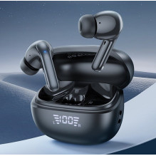 „Hoco EQ5 Energy“ belaidės ausinės, į ausis, skirtos skambučiams / muzikai, „Bluetooth“, juodos