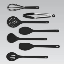 Kitchen utensils MAESTRO MR-1542-BLACK 8 elements Black Kitchen utensils MAESTRO MR-1542-BLACK 8 elements Black