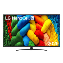 LG NanoCell AI 65NANO81A6A 165.1 cm (65&quot;) 4K Ultra HD Smart TV Wi-Fi Black