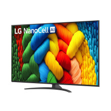 LG NanoCell AI 65NANO81A6A 165,1 cm (65&quot;) 4K Ultra HD išmanusis televizorius „Wi-Fi“ Juoda