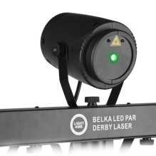LIGHT4ME Belka LED Par Derby Laser - lighting kit LIGHT4ME Belka LED Par Derby Laser - lighting kit