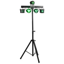 LIGHT4ME Belka LED Par Derby Laser - apšvietimo komplektas LIGHT4ME Belka LED Par Derby Laser - apšvietimo komplektas