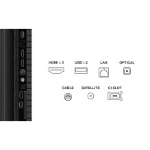 TCL P79K 75P79K televizorius 190,5 cm (75&quot;) 4K „Ultra HD“ išmanusis televizorius „Wi-Fi“ metalinis 450 cd/m²