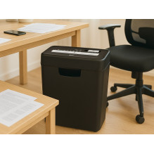 Tracer EDGY10L dokumentų smulkintuvas, juodas