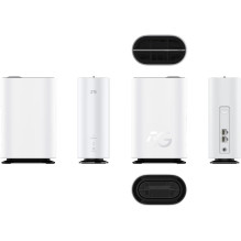 ZTE G5C - Gigabit Ethernet dual-band (2.4 GHz / 5 GHz) Wi-Fi 6 4G / 5G wireless router in white