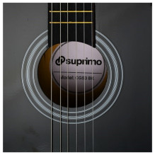 SUPRIMO CGS3 BK - classical guitar 4 / 4, black
