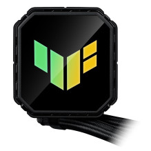 ASUS TUF GAMING LC III 360 ARGB procesorius „viskas viename“ skysčio aušintuvas, 12 cm, juodas