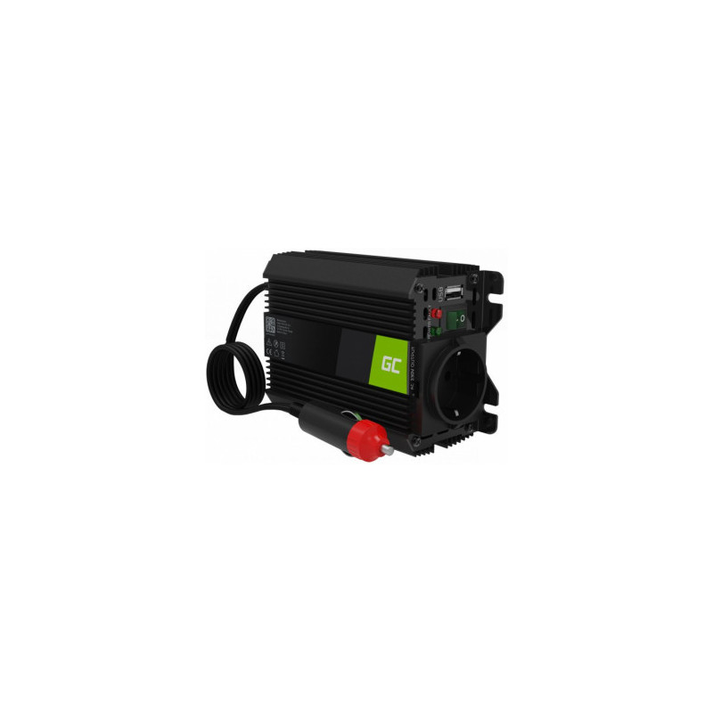 Power inverter Green Cell 12V to 230V 150W / 300W Modified Sine Wave