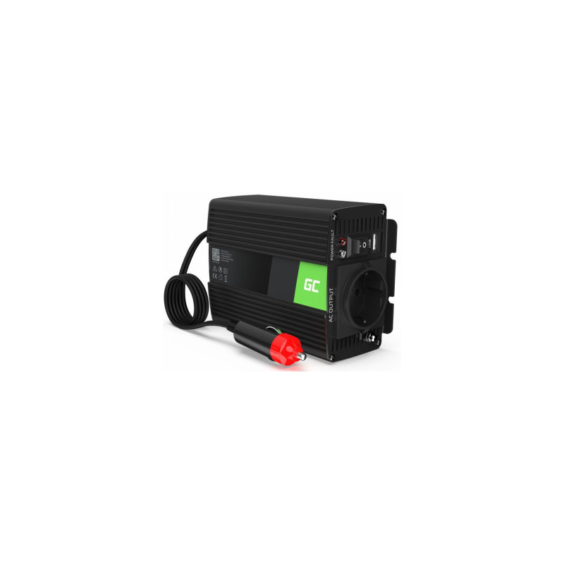 Power inverter Green Cell 12V to 230V 150W / 300W Pure Sine Wave