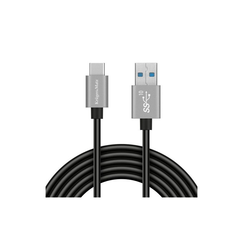 USB – USB C tipo 10 Gbps jungiamasis kabelis (1 m) – „Kruger Matz Basic“ serija