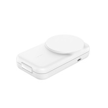 Belkin UltraCharge 25w Qi2 2in1 Magnetic Charger plus USB-C White