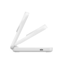 Belkin UltraCharge 25w Qi2 2in1 Magnetic Charger plus USB-C White